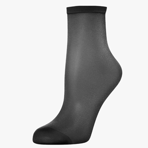 Wolford transparente schwarze Socken