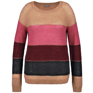 Samoon - Pullover im Colour-Blocking-Design