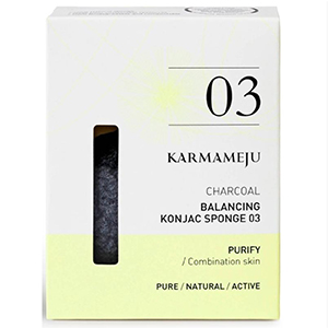 Karmameju - Balancing Charcoal Konjak Sponge