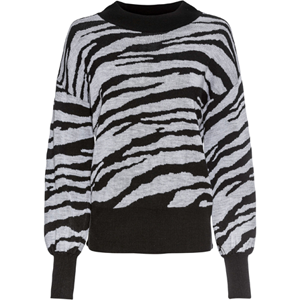 bonprix Pullover mit Zebra Muster
