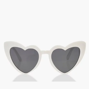 boohoo Herz-Sonnenbrille mit Katzenaugenfassung