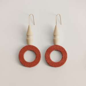 MANGO - Kombi-Ohrringe mit PLA und Terrakotta