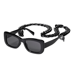 C&A - Sonnenbrille schwarz mit Kette