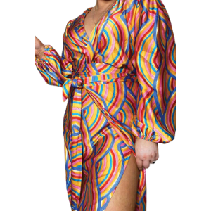 Rainbow Swirl Jaspre Skirt Curve
