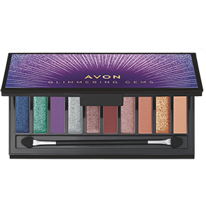 Avon Midnight Gems Collection Glimmering Gems Eyeshadow Palette