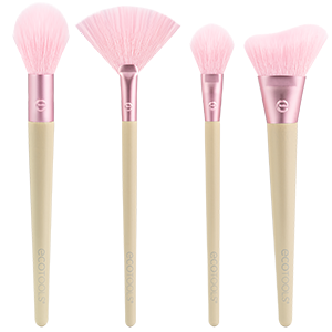 EcoTools Elements Collection Wind Kissed Finish Kit – Sculpt a Rosy Glow in a Breeze