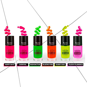 Rival loves me Neon Explosion Nail Polish-Collection
