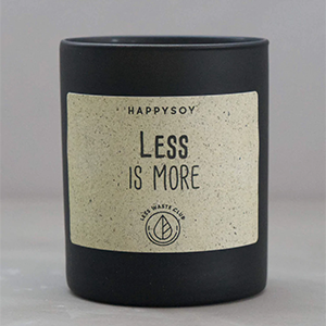 Less Waste Club Happysoy Less Is More