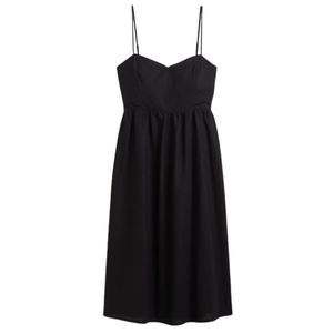H&M+ Kleid aus Leinenmix schwarz