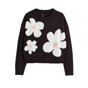 Pullover mit Blumenmotiv*
