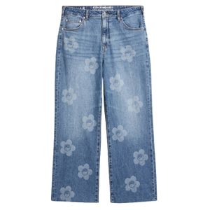 Wide Leg Jeans High Waist mit Blumenmuster von C&A*